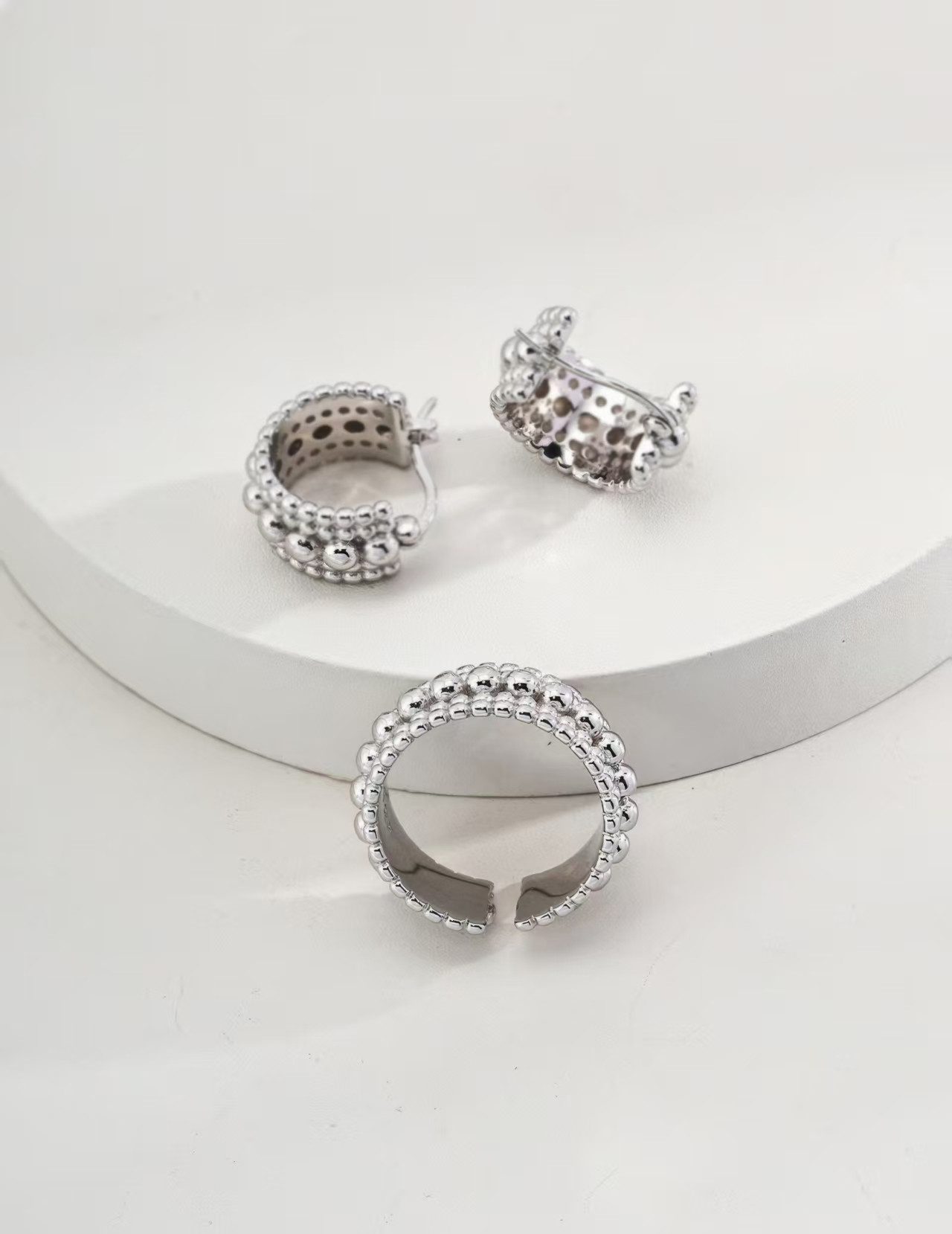 Jumpeak Silberring Ringe Verstellbare Ringe,  Silber Ringe , Damen Silber R günstig online kaufen