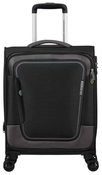 American Tourister® Koffer PULSONIC Spinner 55, 4 Rollen, Handgepäck-Koffer, Reisekoffer Weichschalenkoffer TSA-Schloss