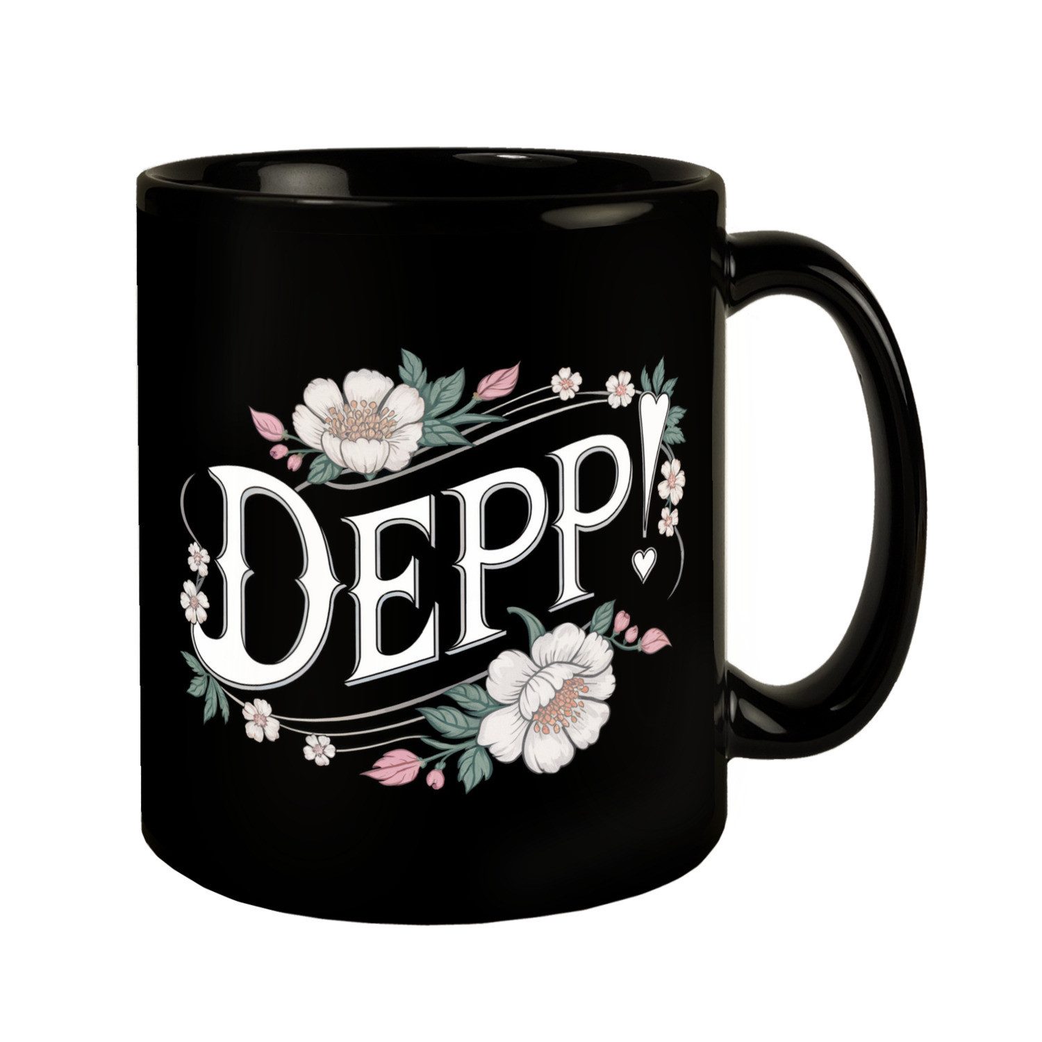 Tasse Depp Blumensprache Tasse