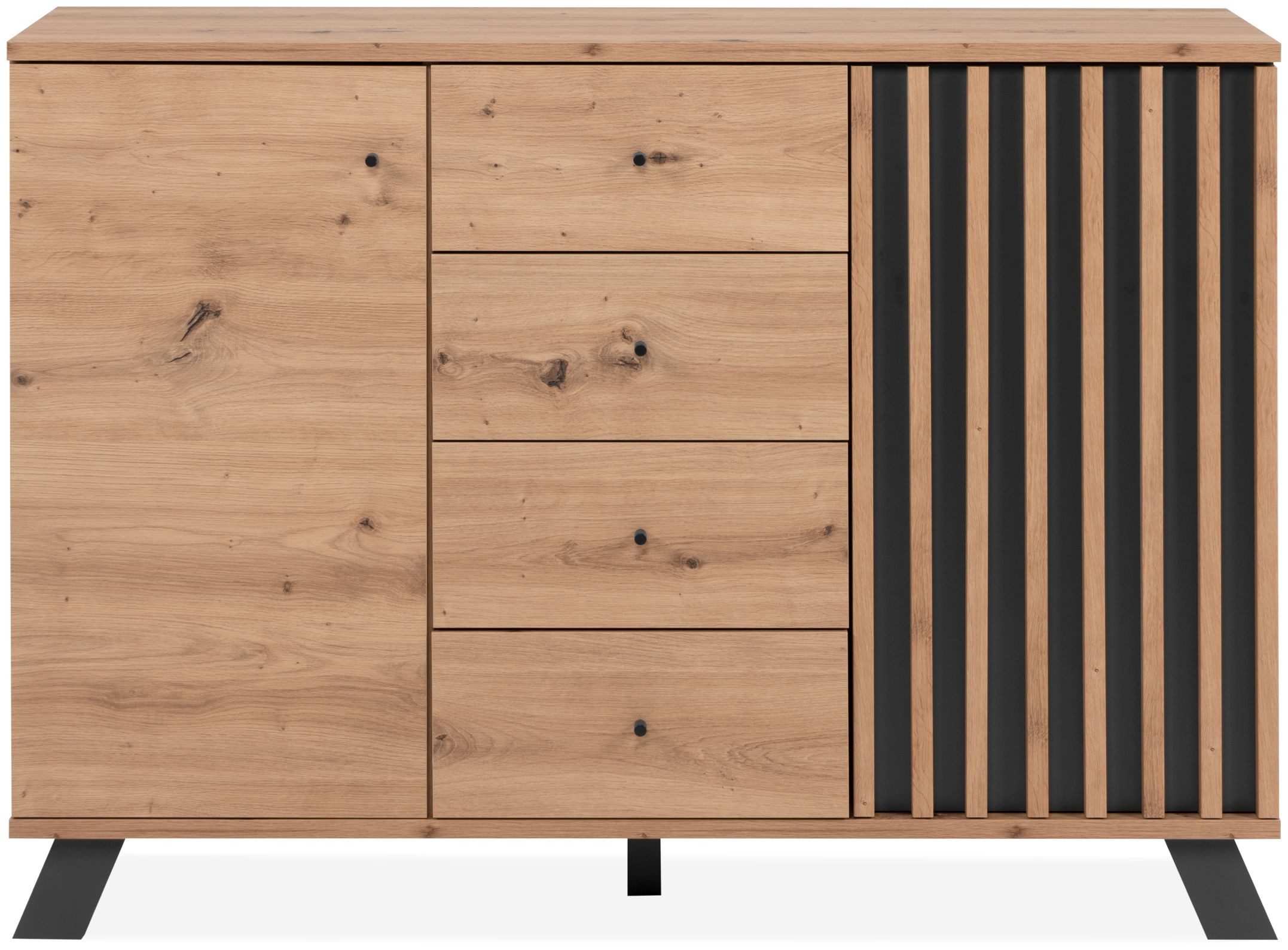 Finori Kommode, Artisan Oak / Anthrazit B x H x T ca. 118 x 85 x 40 cm