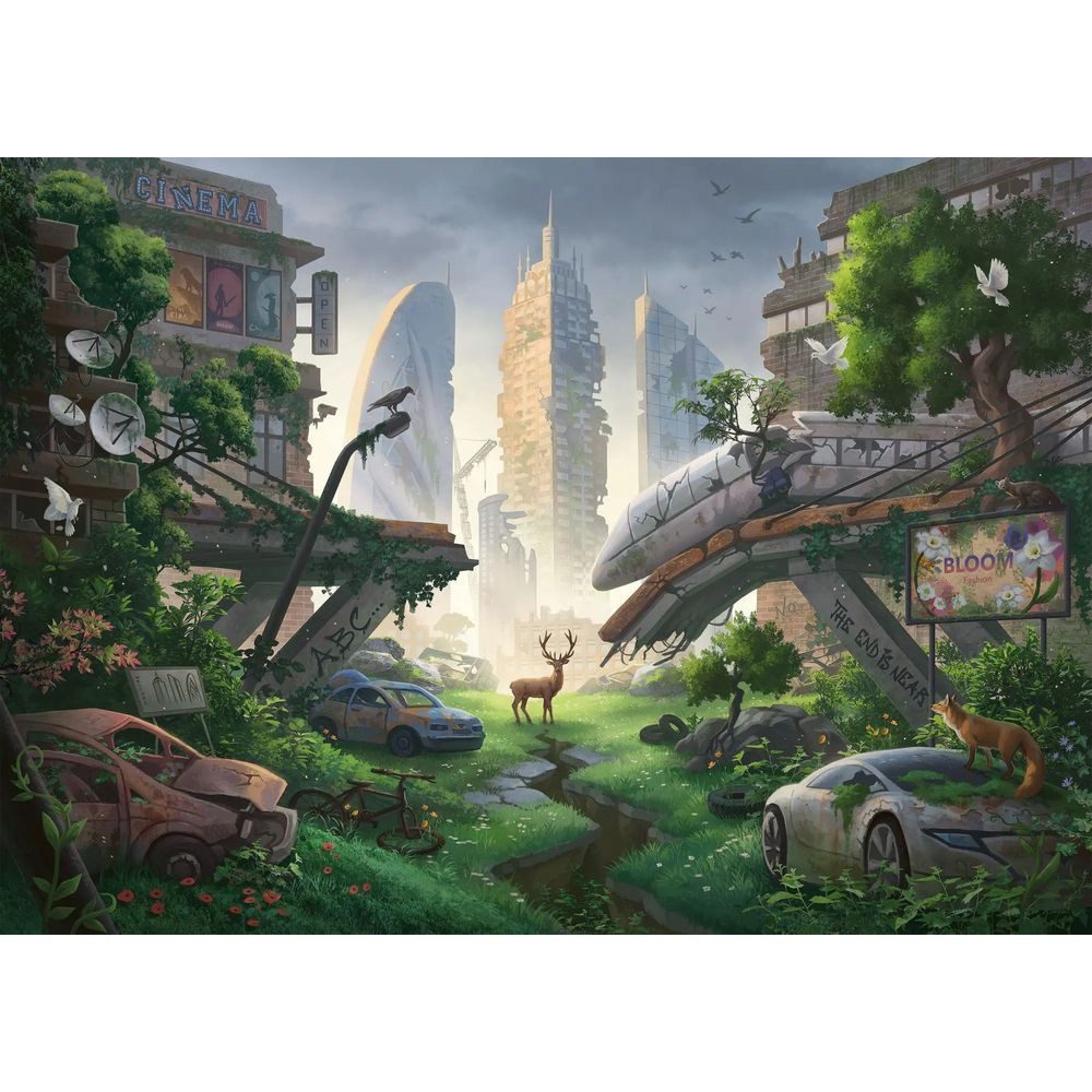 Ravensburger Puzzle Ravensburger Exit Puzzle - Apokalyptische Stadt - 368 Teile, 368 Puzzleteile