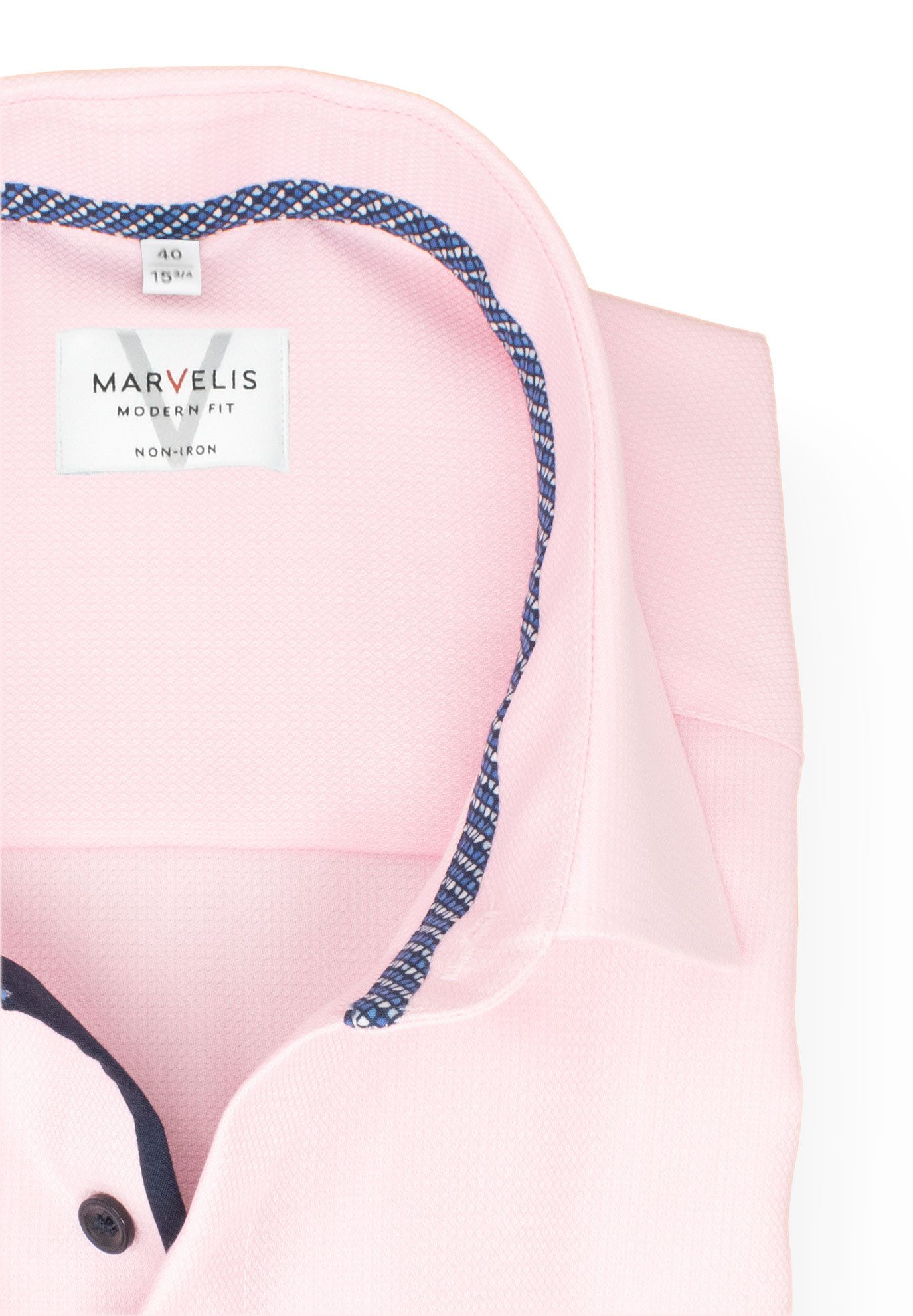 MARVELIS Kurzarmhemd Modern Fit normale, leicht günstig online kaufen