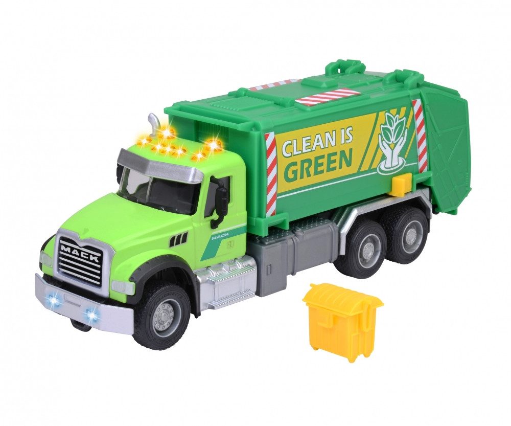 majORETTE Spielzeug-Auto Majorette Mack Granite Garbage Truck