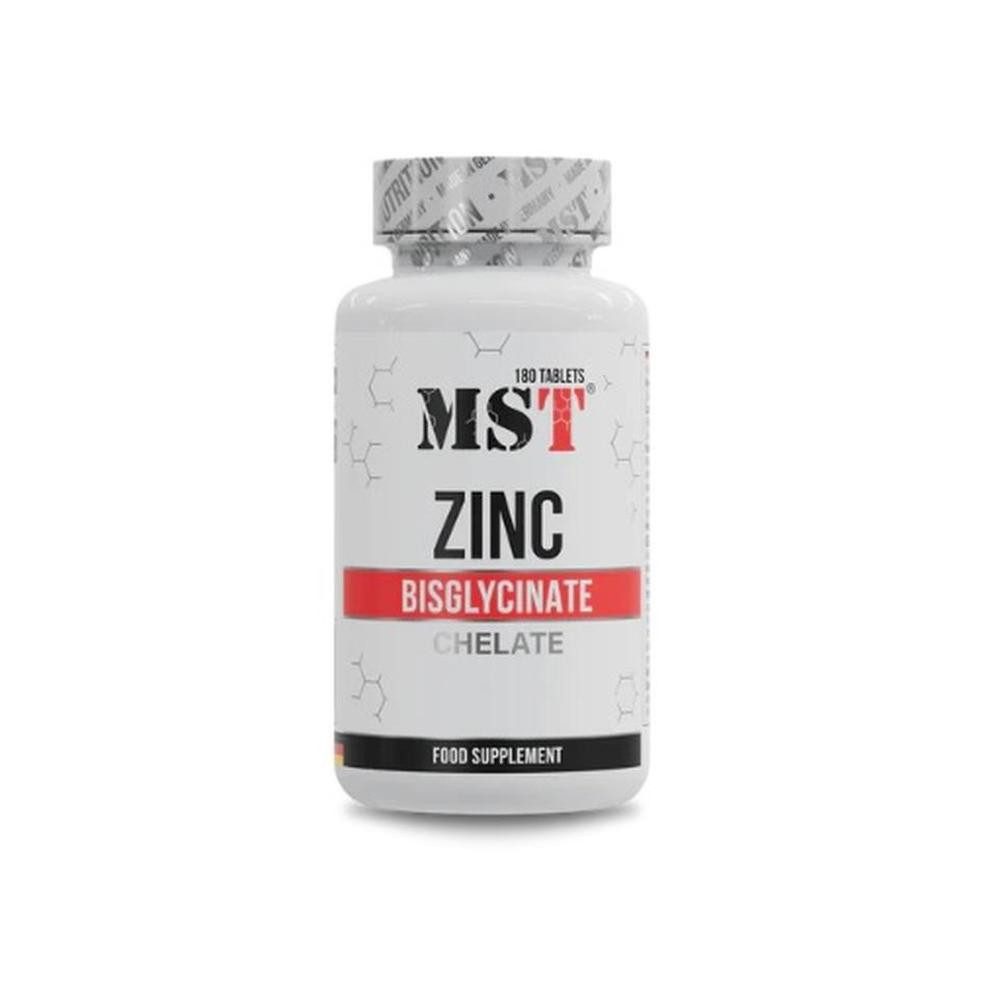 MST Nutrition MST - Zinc Chelate Bisglycinate 180 Tabletten, 180 St.