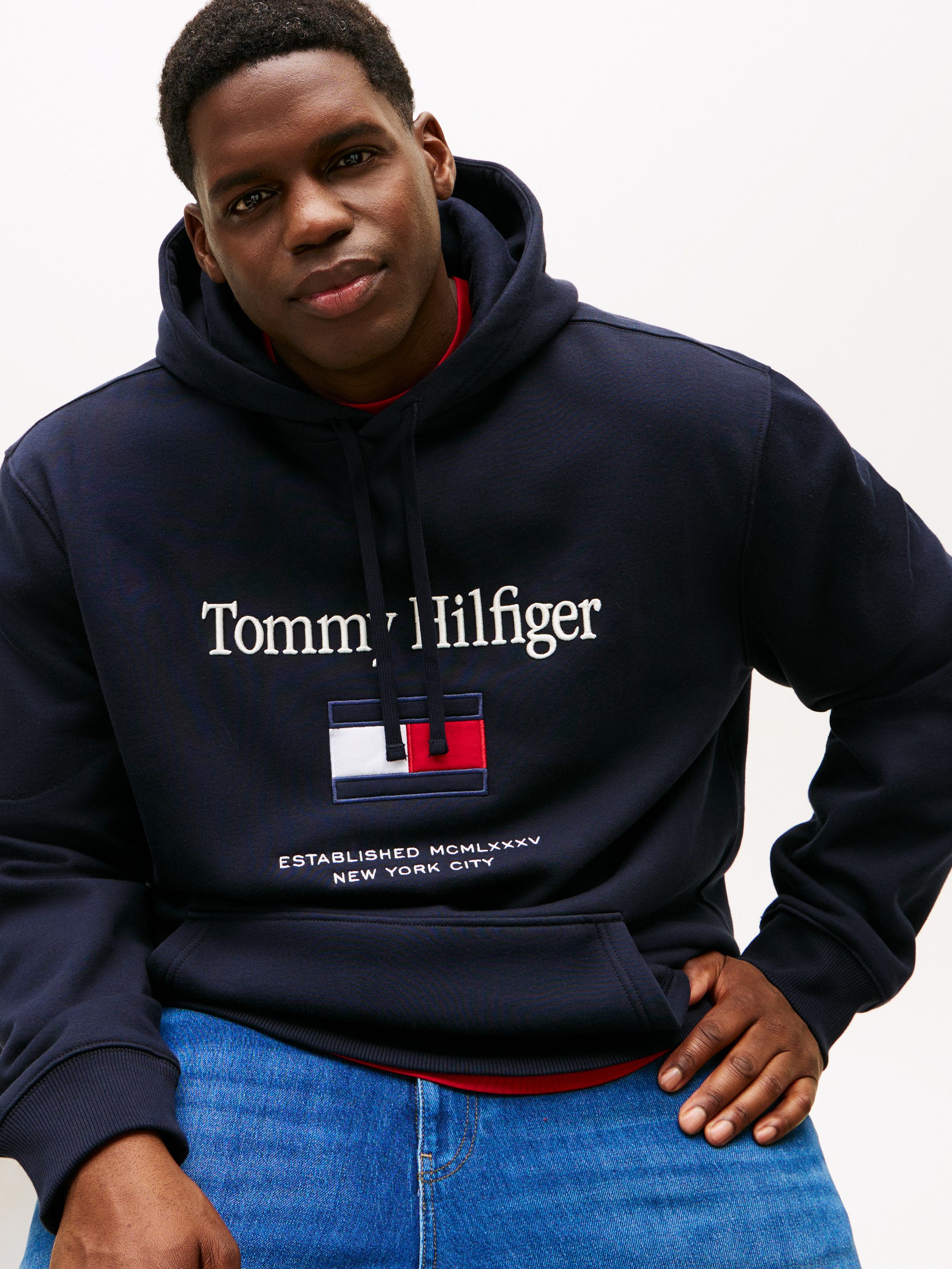 Tommy Hilfiger Big & Tall Hoodie BT-TOMMY EMBRO FLAG Große Größen günstig online kaufen