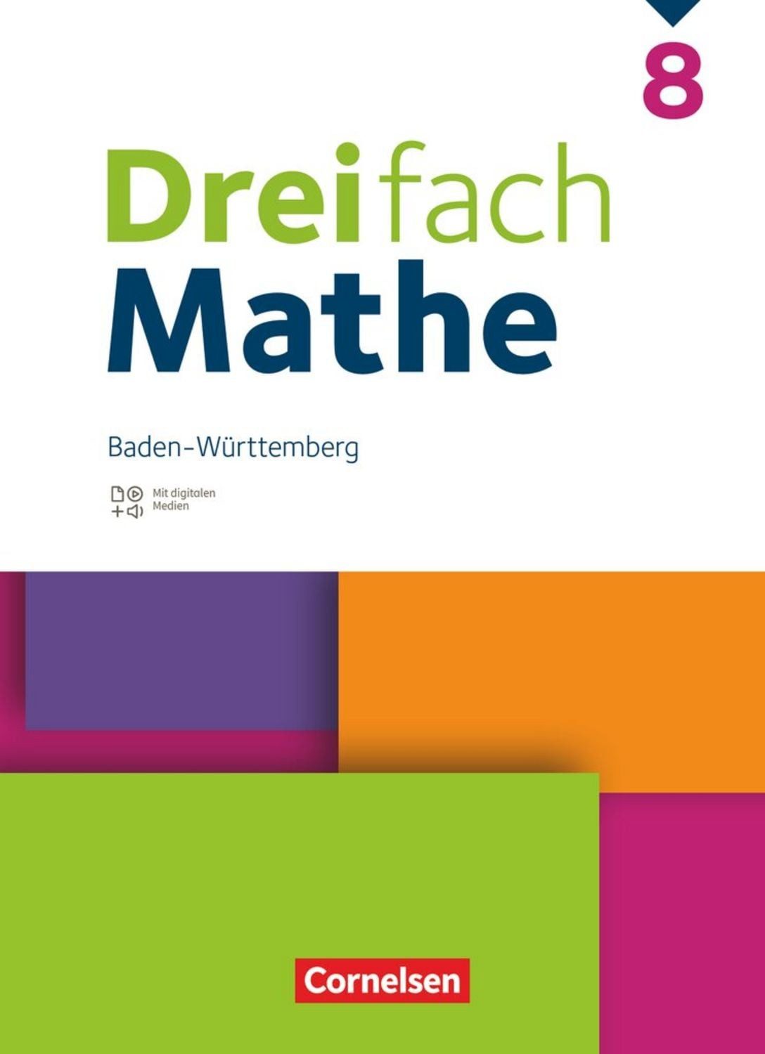 Dreifach Mathe - Baden-Württemberg - 8. Schuljahr / diverse