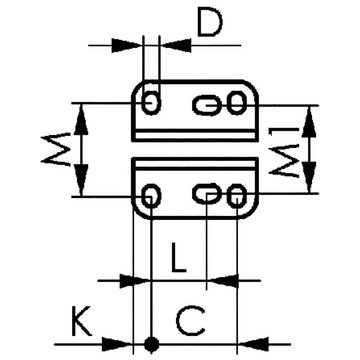 AMF Spannzwinge Senkrechtspanner 6800NI Gr. 2 rostfrei