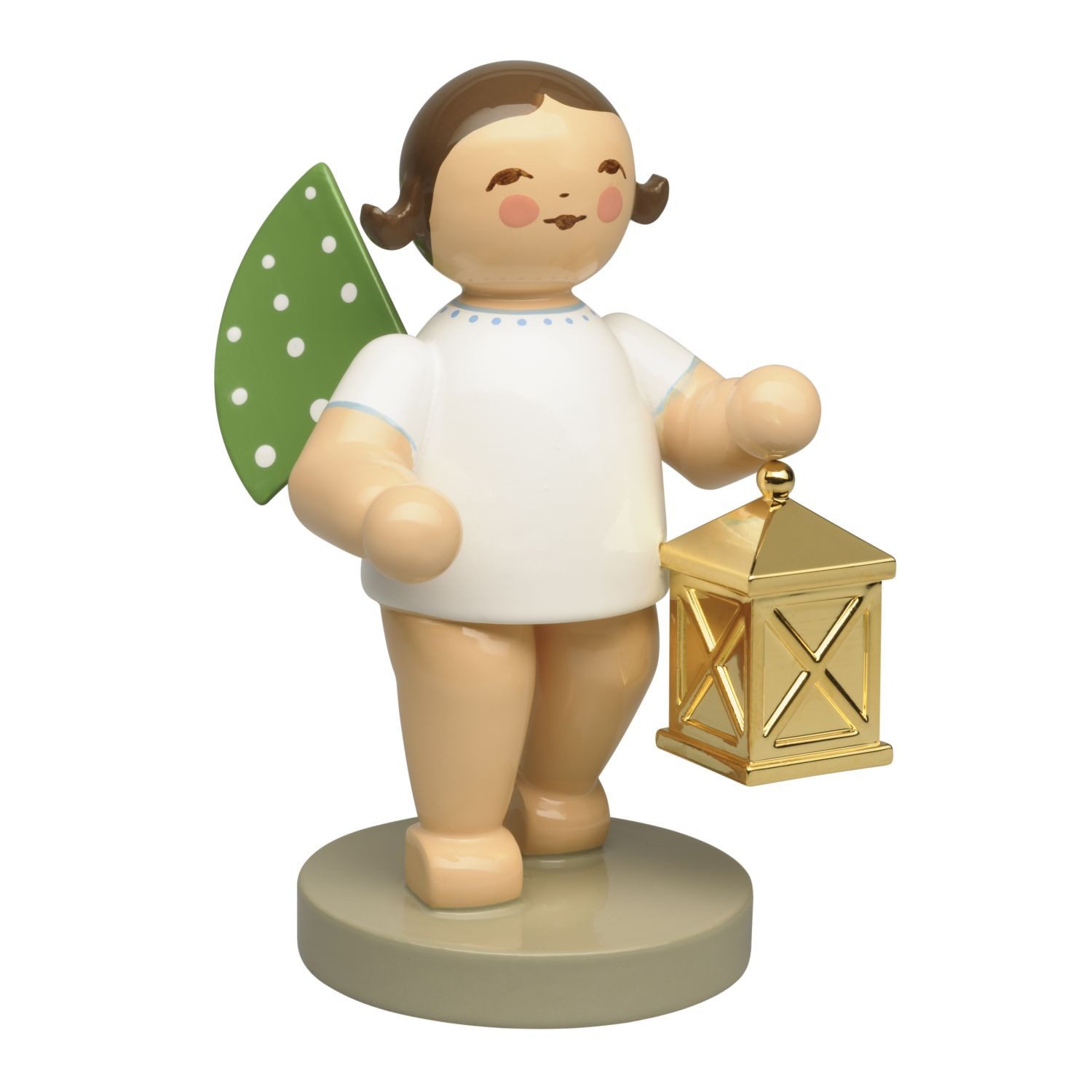 Wendt & Kühn Weihnachtsfigur Goldedition No 18 Weggefährte Engel mit Latern günstig online kaufen