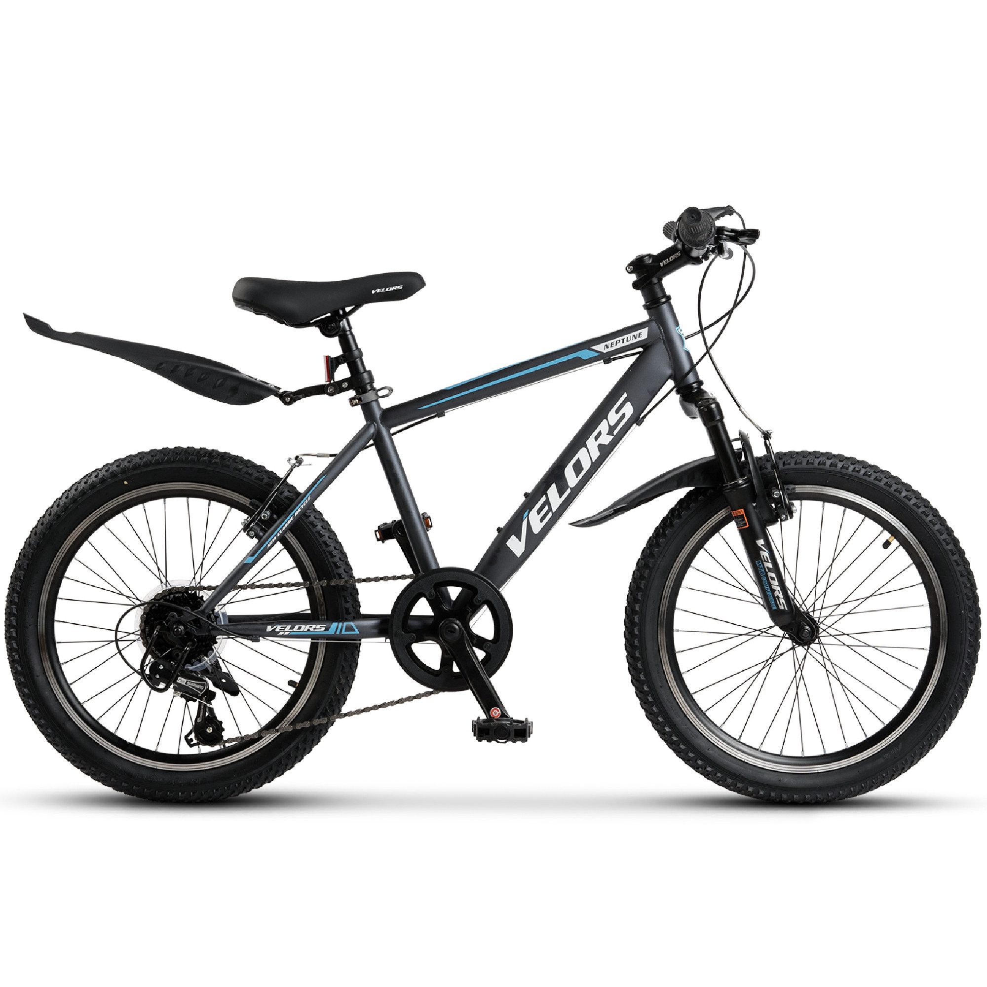 Velors Mountainbike 20, 24 Zoll Fahrrad Kinderfahrrad Mädchen und Jungen, 21 Gang Shimano Tourney Schaltwerk, Kettenschaltung, (mit Fahrtasche), Hochwertiger Rahmen, Jugendfahrrad MTB Hardtail Fahrrad