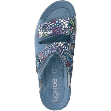 Rohde Rohde Damen Pantolette blau Pantolette