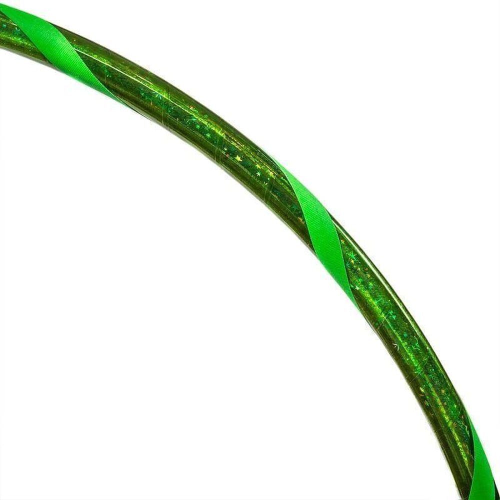 Hoopomania Hula-Hoop-Reifen Super Ø60cm, Kinder Hoop, Grün-Grün Star Hula