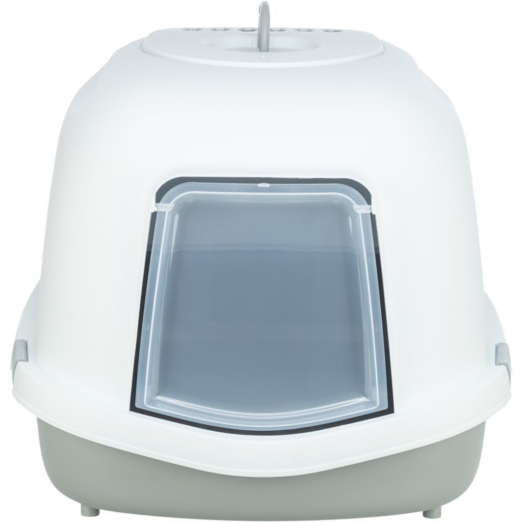 TRIXIE Katzentoilette Katzentoilette Primo XXL Top - grau/weiß - 56 × 47 × 71 cm