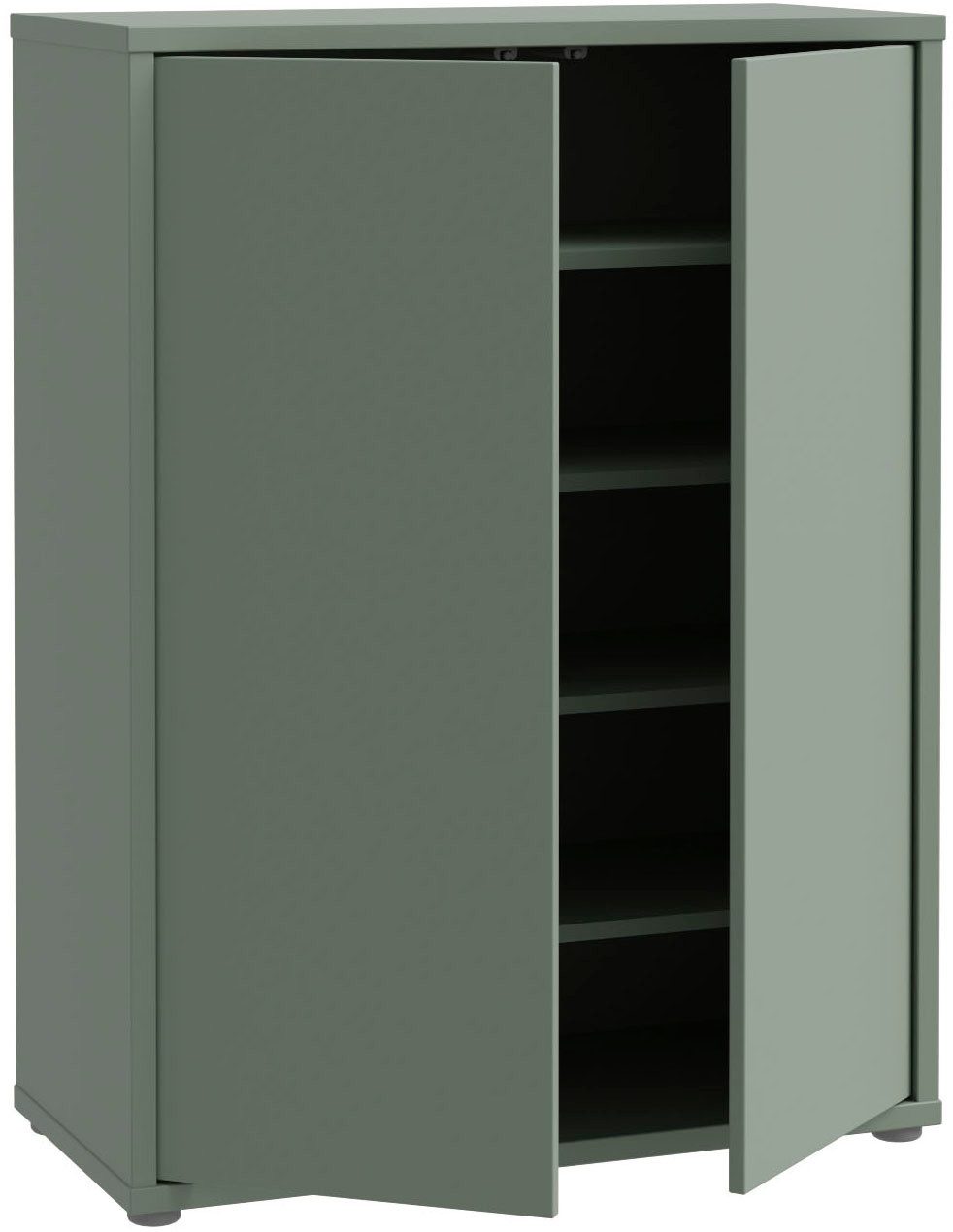 FORTE Schuhschrank Alice Springs, Schuhschrank, Platz für 15 Paar Schuhe, 2 Türen (B/H/T 74,5/99,1/34,9 cm) Stauraumschrank, Mehrzweckschrank, grifflose Front,  – Bild 4 von 5