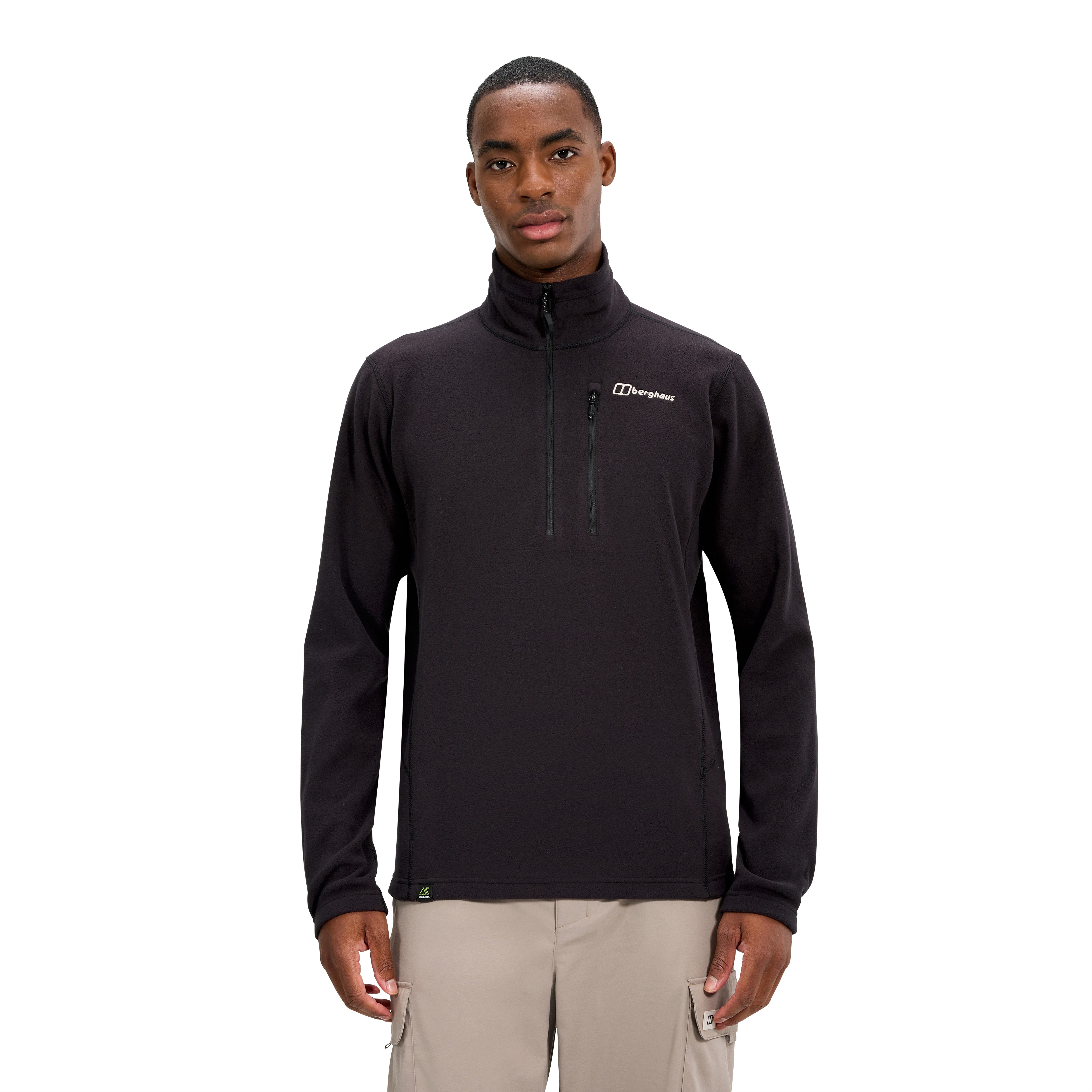 Berghaus Strickfleece-Pullover mit Half-Zip, aus Strickfleece, auch in großen Größen