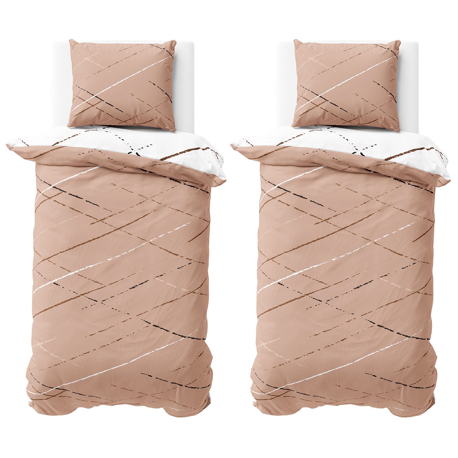 Visaggio Bettwäsche Hochwertige Polycotton Bettbezug in günstig online kaufen