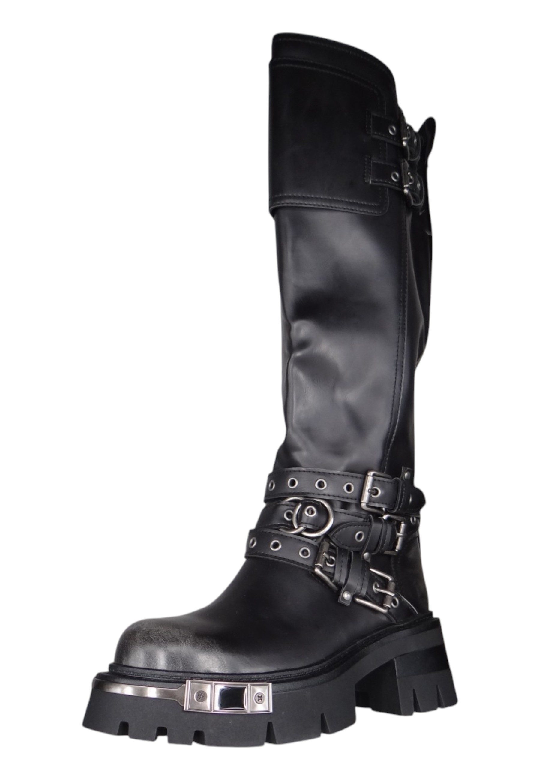 Buffalo PD00018338 Soraya Biker HI Black Stiefel