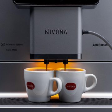 Nivona Kaffeevollautomat NICR 970, ECO-Modus, Nivona App, Tassenbeleuchtung, Wassertankbeleuchtung