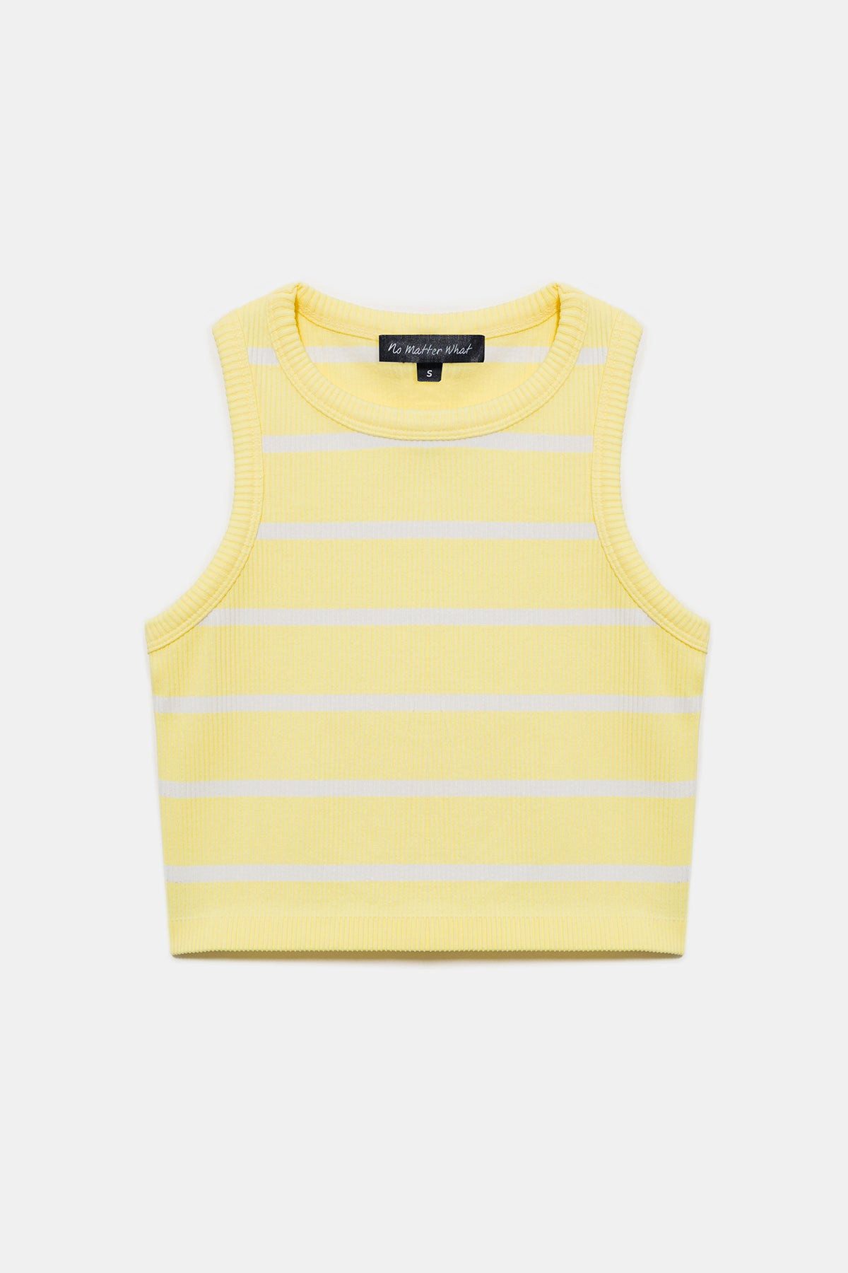 No Matter What Blusentop Neckholder-Crop-Bluse