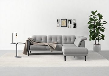 sit&more Ecksofa Scandia L-Form, Wahlweise mit Kopfteilverstellung und Armteilfunktion