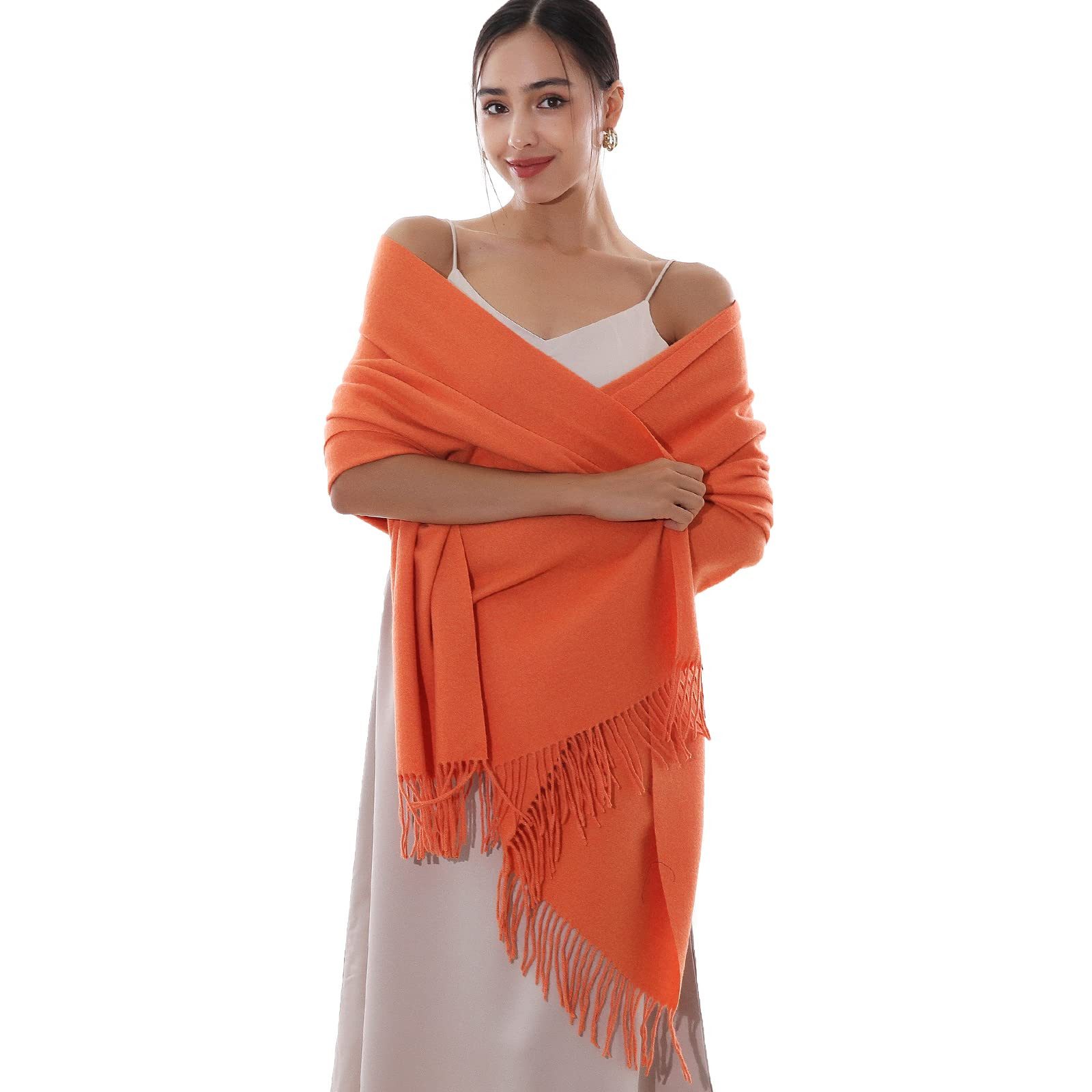 Coonoor Modeschal Damen Schultertuch Abendkleid festlich Schal, mit quasten/fransen, Tücher für abendkleid Stola Scarf Winterschal