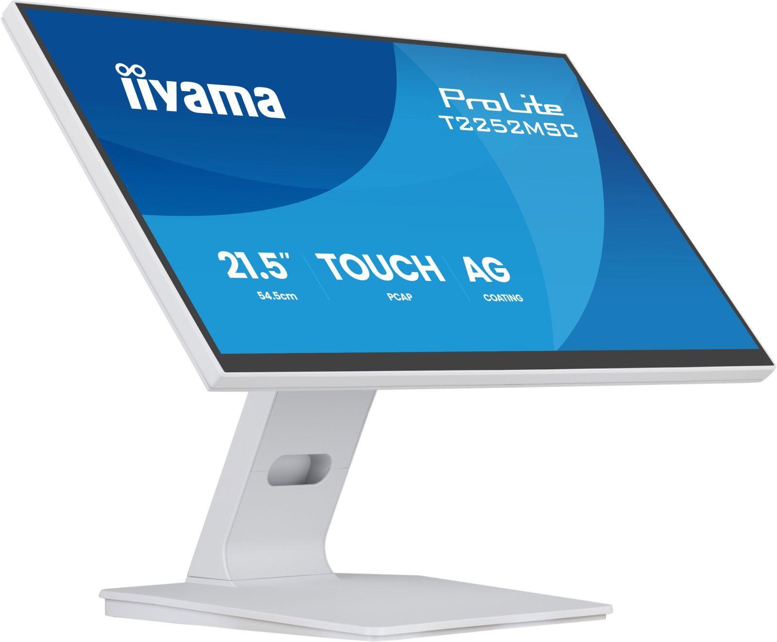 Iiyama iiyama T2252MSC-W2AG TFT-Monitor (1920 x 1080 px, Full HD, 5 ms Reaktionszeit, 100 Hz, IPS, Touchscreen, Lautsprecher, HDCP, Kopfhörerbuchse)