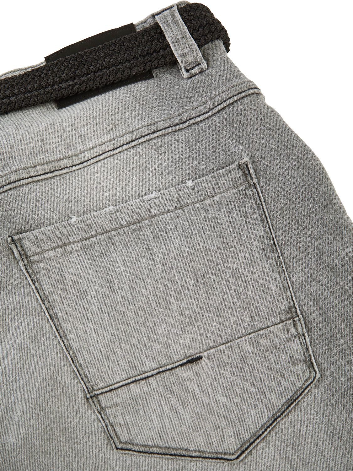 DENIMFY Jeansshorts Herren Shorts DFBo Regular Fit Bermudashorts mit Gürtel – Bild 4 von 4