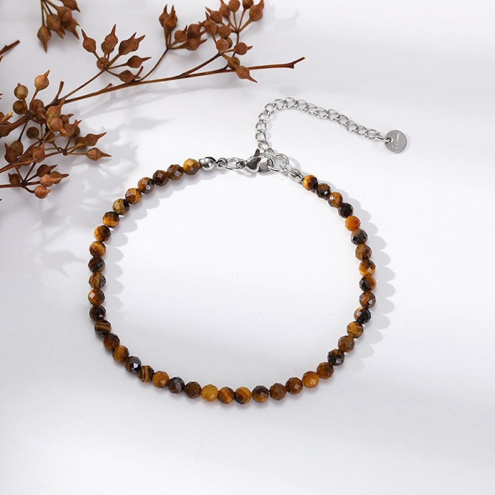 Kim Johanson Fußkette Naturstein Perlenfußkette (1-tlg), mit Edelstahlverschluss – Bild 2 von 4