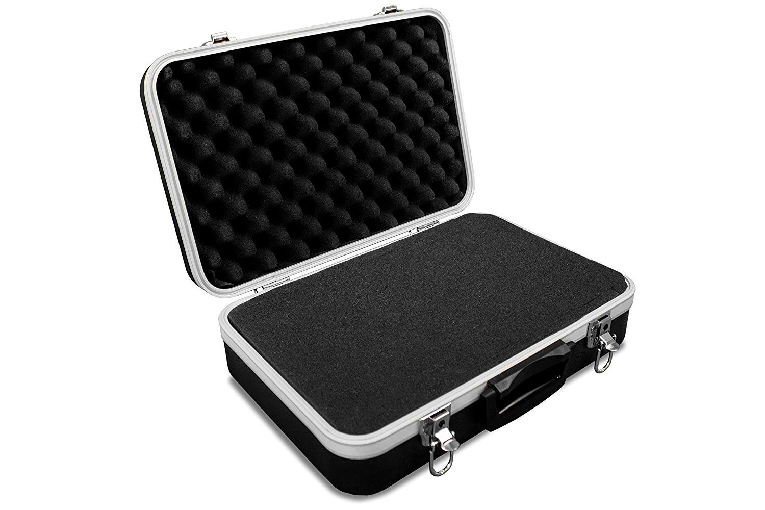 GORANDO Werkzeugkoffer Universal ABS Transport-Koffer mit Schaumstoff Polsterung Würfelschaum | Werkzeugkoffer