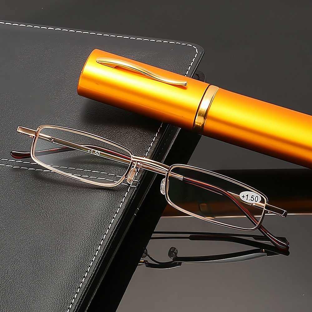 PACIEA Lesebrille Damen Herren Anti Blaulicht Ultraleicht Rechteckig Schmal