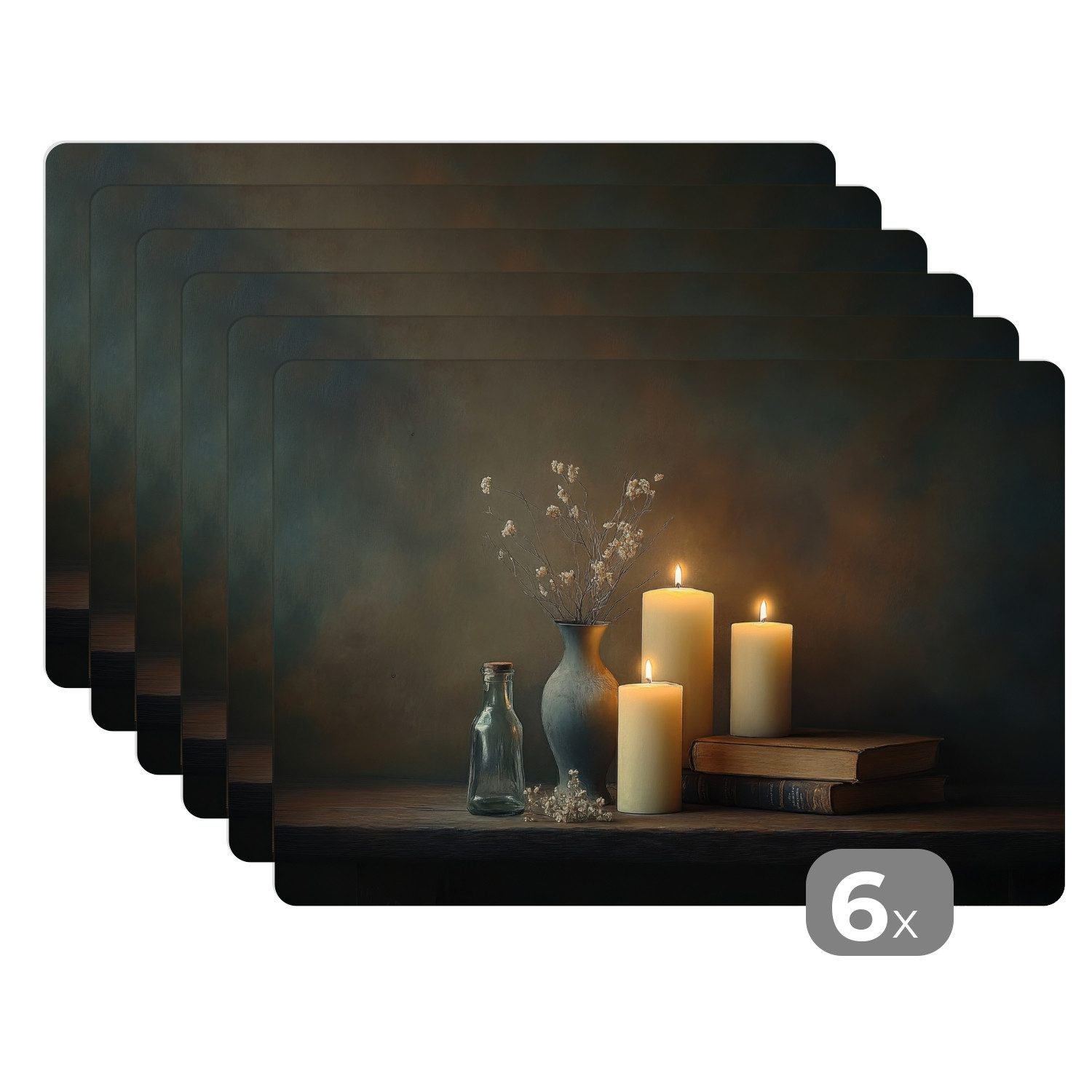 MuchoWow Platzset Kerzen - Stilleben - günstig online kaufen