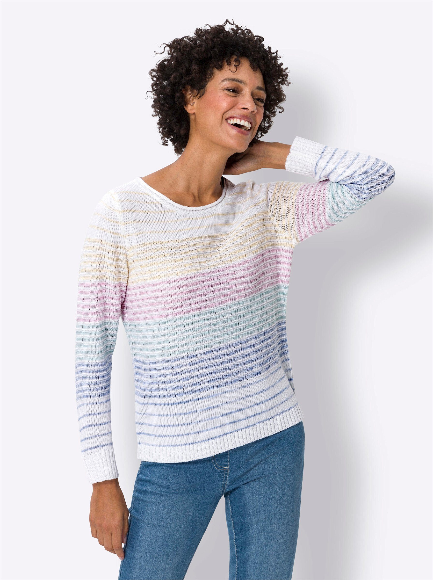 Strickpullover Langarm-Pullover