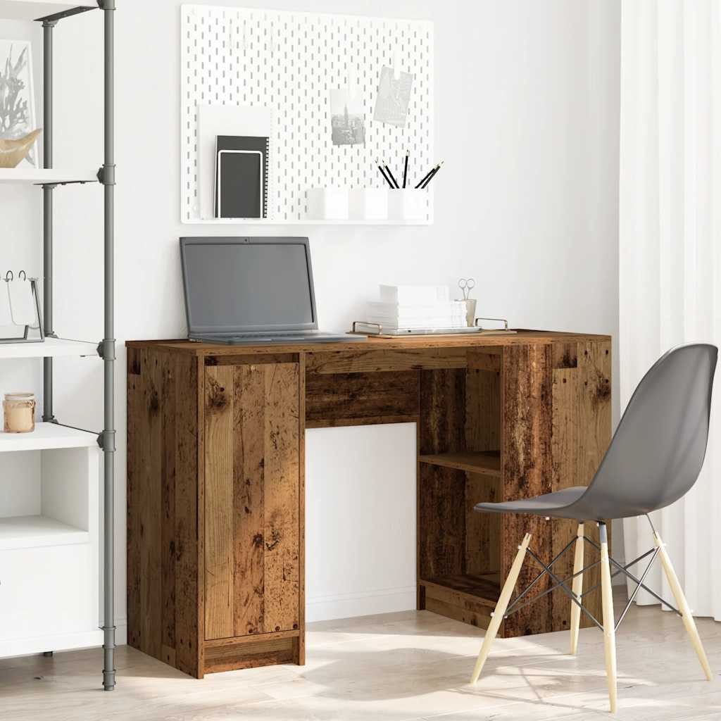 vidaXL Schreibtisch Schreibtisch Altholz-Optik 120x42x76 cm Holzwerkstoff
