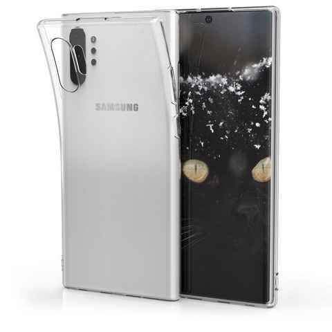 kwmobile Handyhülle Hülle für Samsung Galaxy Note 10 Plus, Silikon Handyhülle transparent - Handy Case gummiert