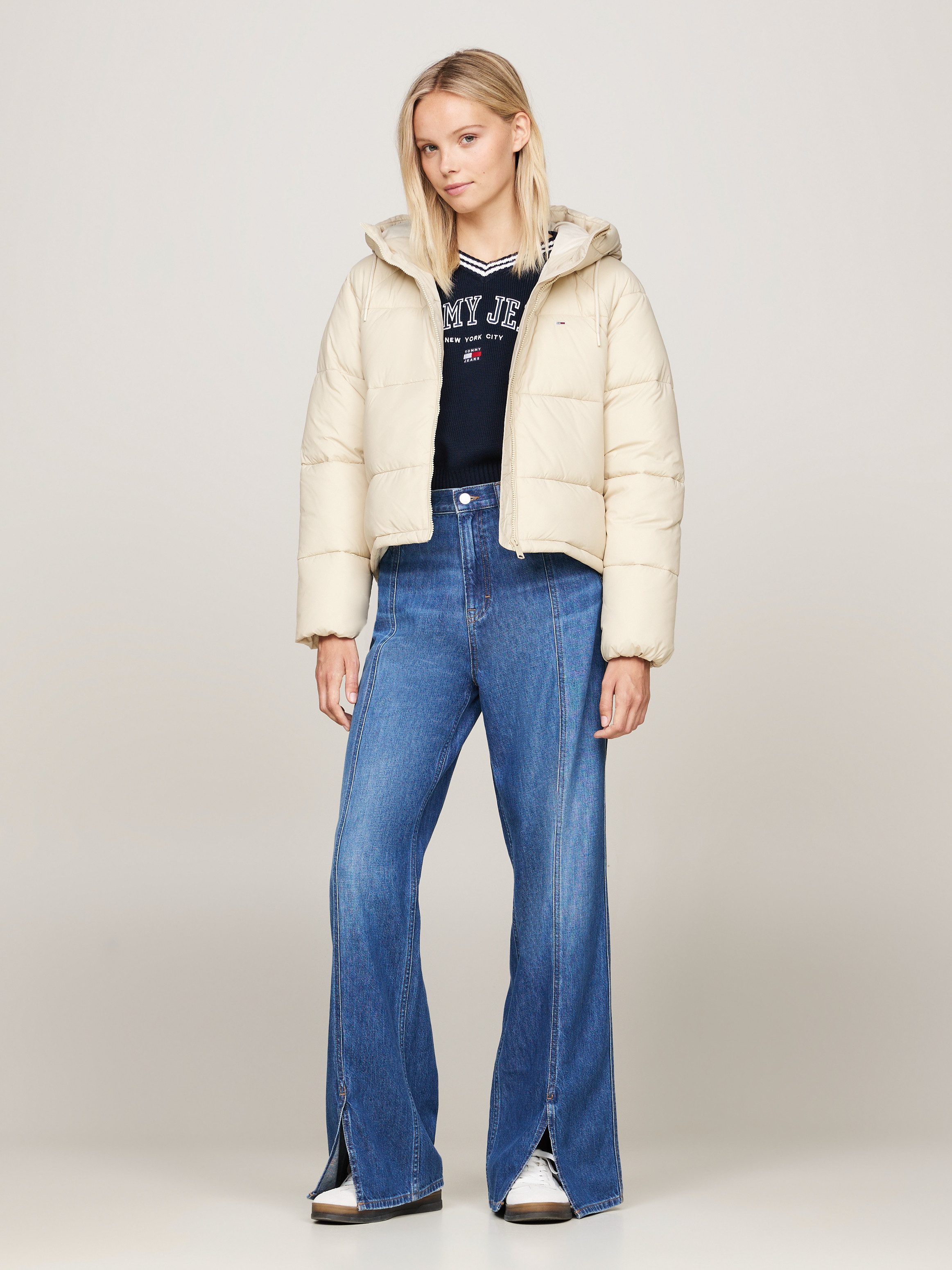 Tommy Jeans Steppjacke TJW ASPEN PUFFER EXT mit Logostickerei