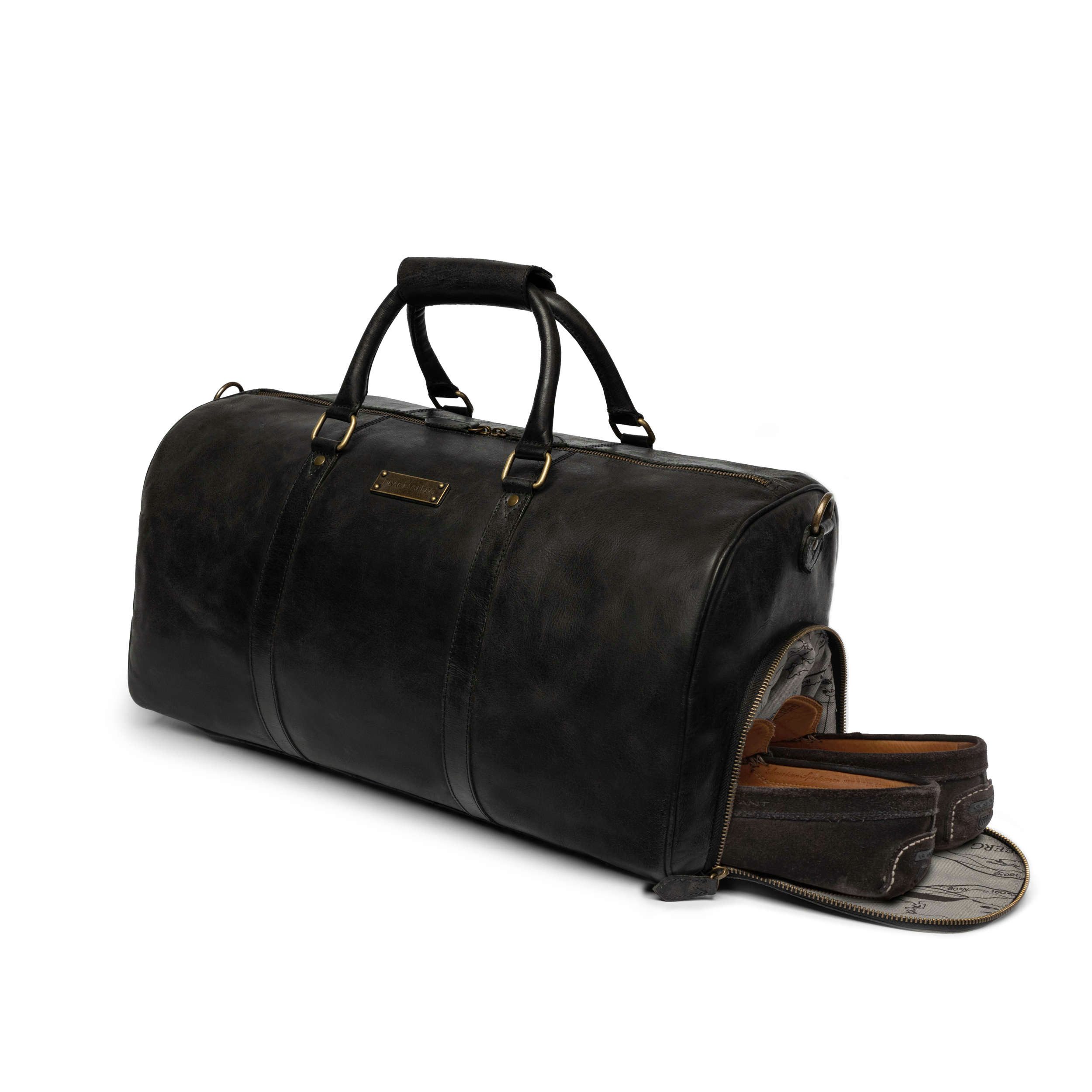 DRAKENSBERG Reisetasche Weekender »Finn« Vintage-Schwarz, mit günstig online kaufen