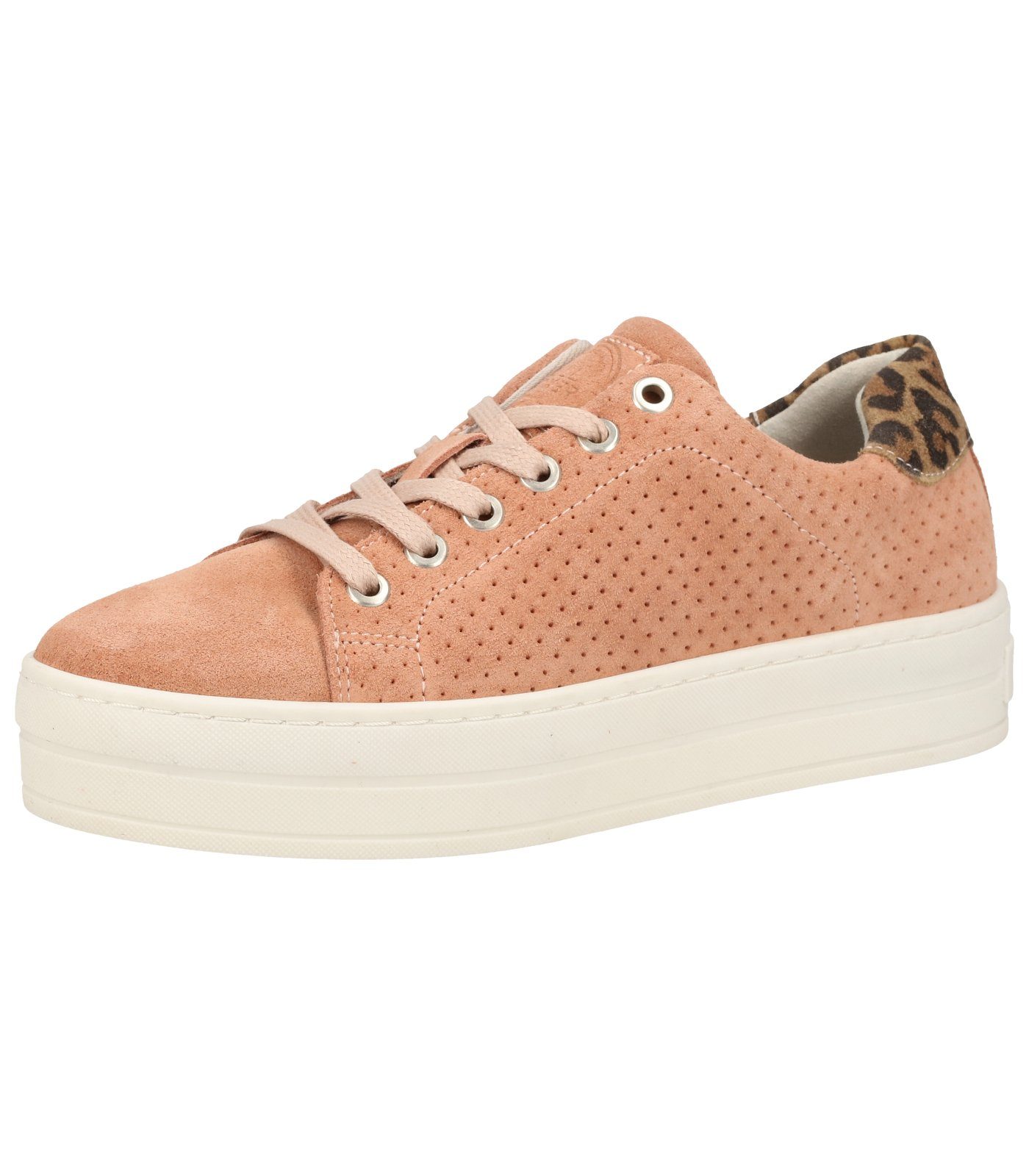 Bullboxer Sneaker Veloursleder Rosa Plateausneaker