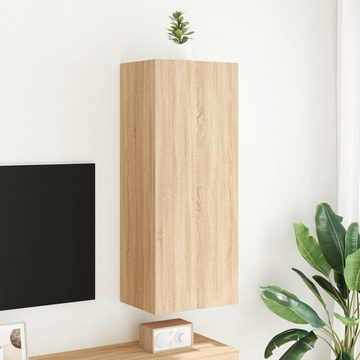vidaXL TV-Wand TV-Wandschrank Sonoma-Eiche 40,5x30x102 cm Holzwerkstoff, (1-St)