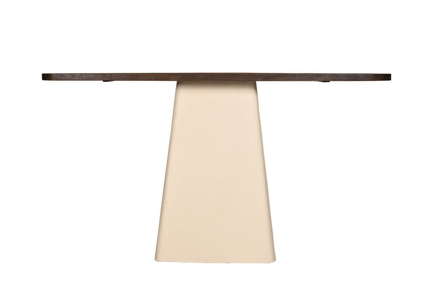 Natur24 Beistelltisch Brix Konsolentisch 140x40x76 cm Mangoholz Stahl Natur Weiß