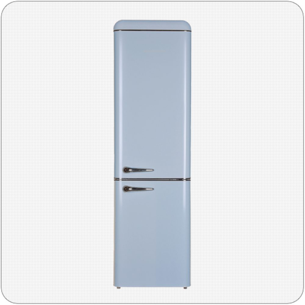 Wolkenstein Kühl-/Gefrierkombination Kühlschrank Gefrierfach 180 Cm Inox Design 206000710214