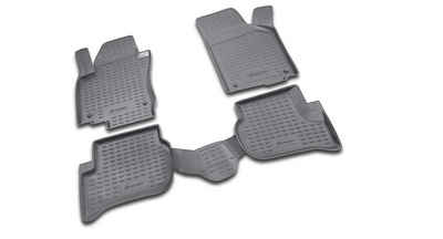 LEMENT Auto-Fußmatten Passgenaue 3D Fussmatten für VW Golf Plus V 2002-2009->, 4 tlg., für VW Golf Plus PKW, Passform