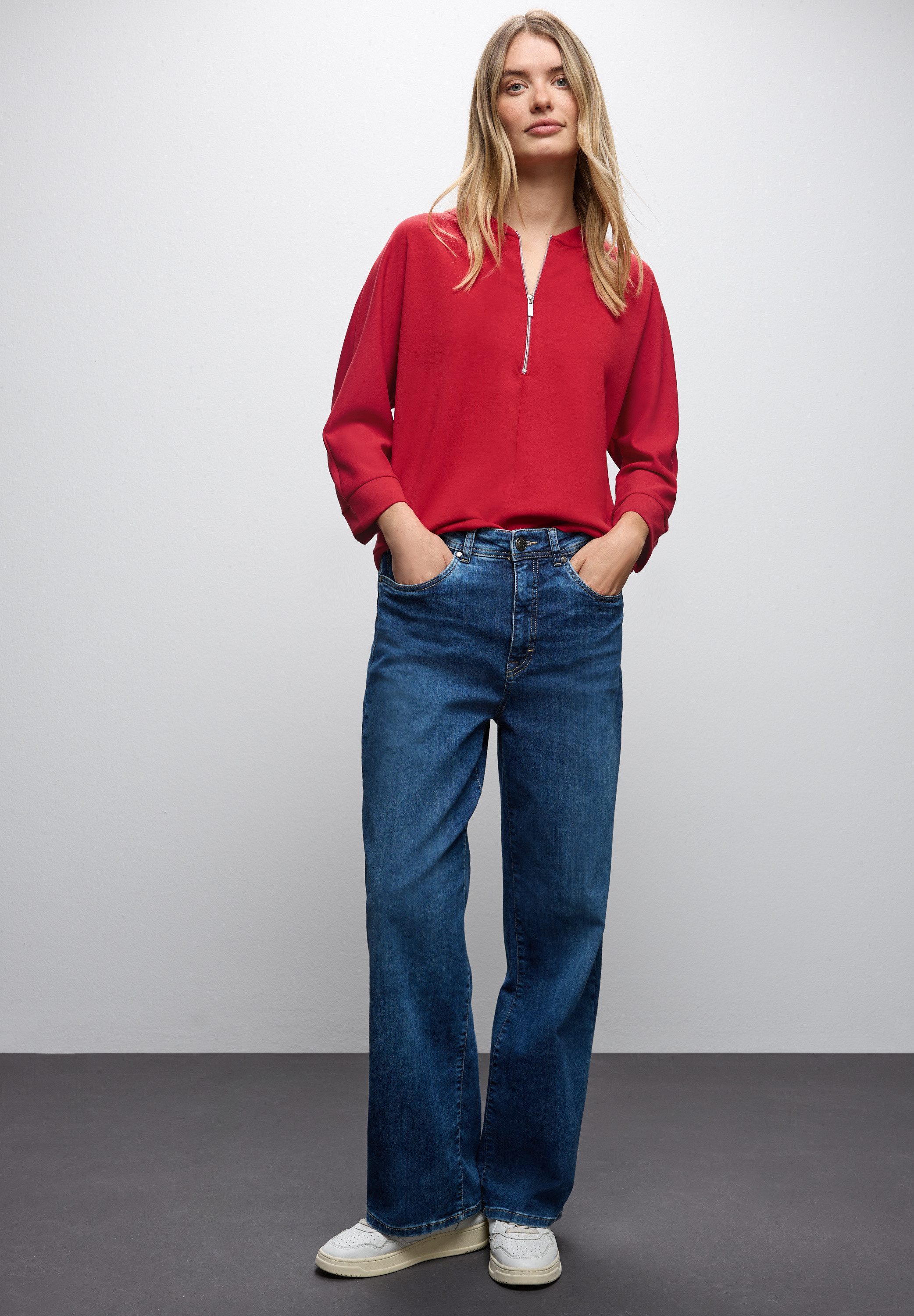 STREET ONE Sweatshirt mit Bündchen