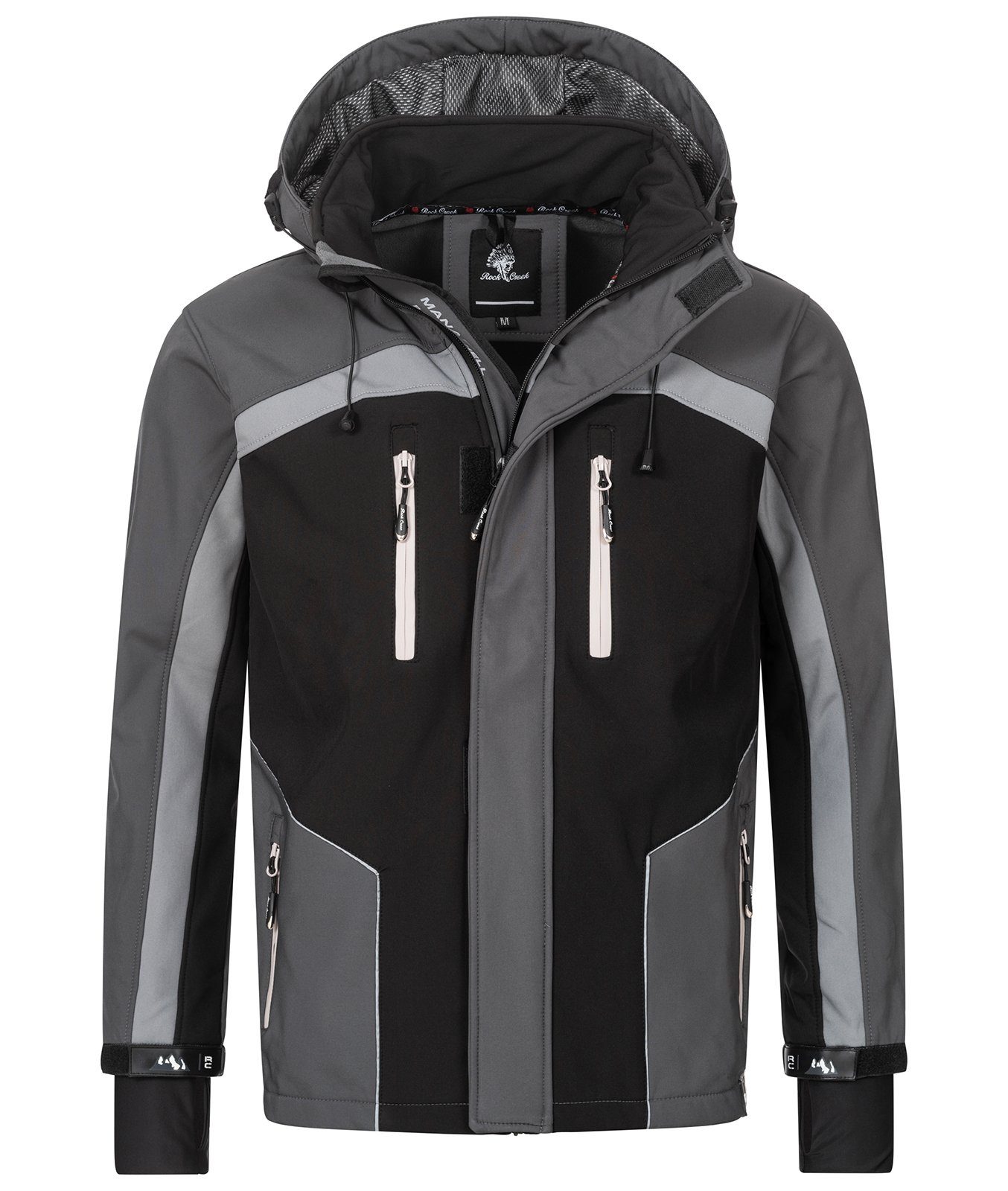 Rock Creek Windbreaker Herren Softshelljacke Wanderjacke günstig online kaufen