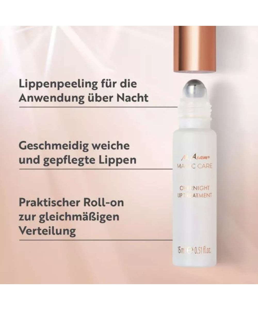M. Asam Lippenfixierung M. Asam MAGIC CARE Overnight Lip Treatment  (15ml), 1-tlg., Einwirken lassen – kein Abspülen erforderlich