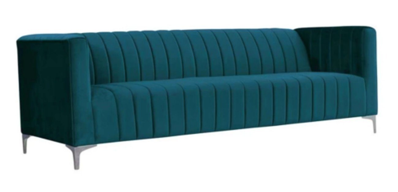 JVmoebel 3-Sitzer Stoff Wohnzimmer Design Couchen Polster Sofa, Made in Europe