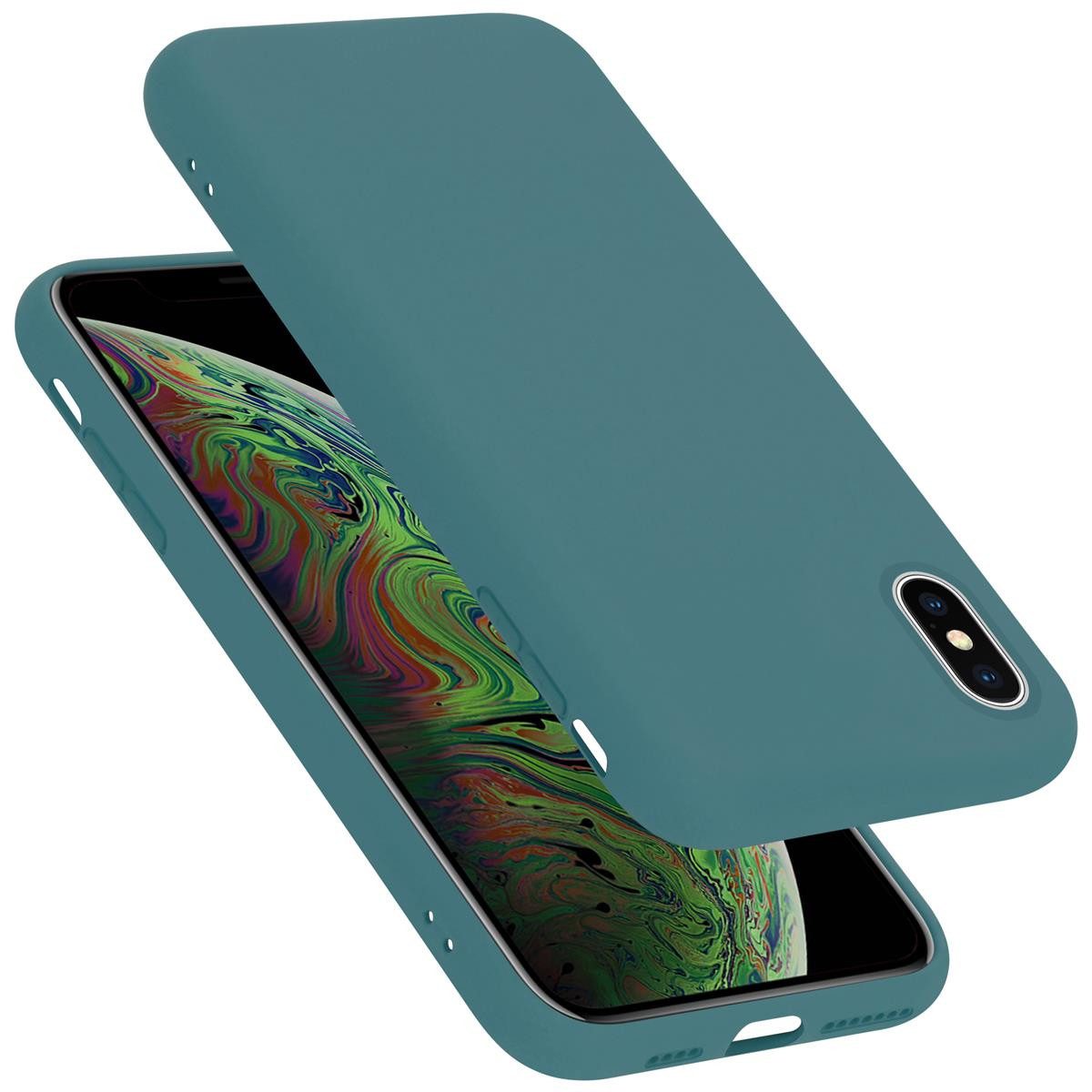 Cadorabo Handyhülle für iPhone XS MAX Hülle Apple iPhone XS MAX, Flexible Hülle TPU Silikon Schutzhülle Back Cover Case