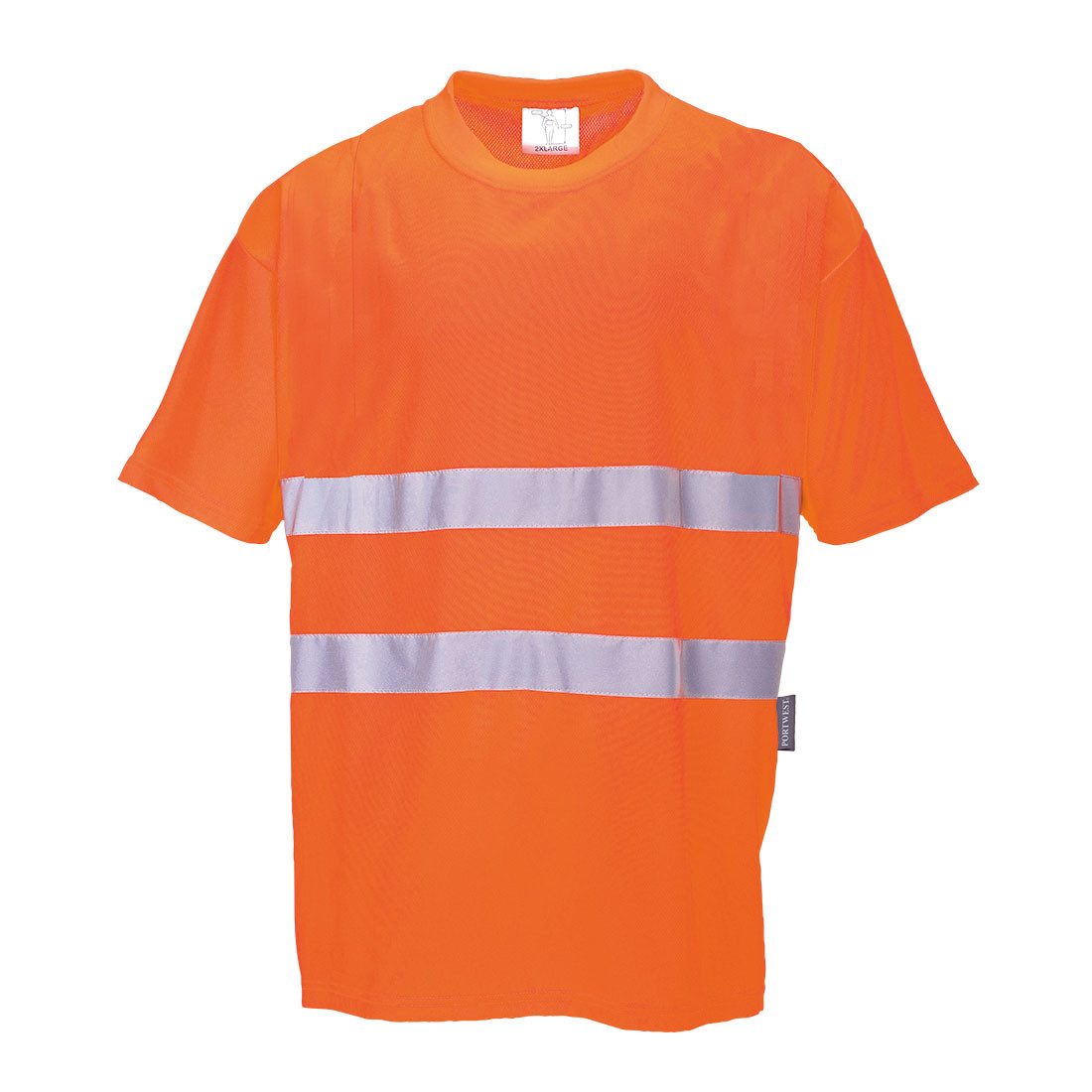 Portwest T-Shirt S172 - Warnschutz Cotton Comfort-T-Shirt kurzarm