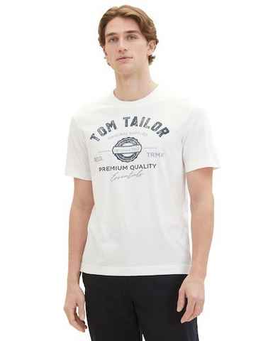 TOM TAILOR T-Shirt mit großem Logofrontprint