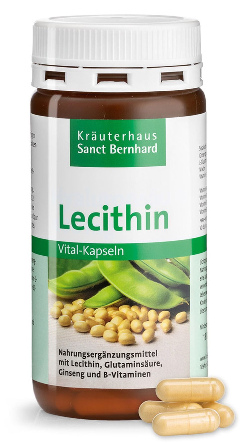Sanct Bernhard Sanct Bernhard Lecithin Vital-Kapseln – 120 Kapseln Kapseln