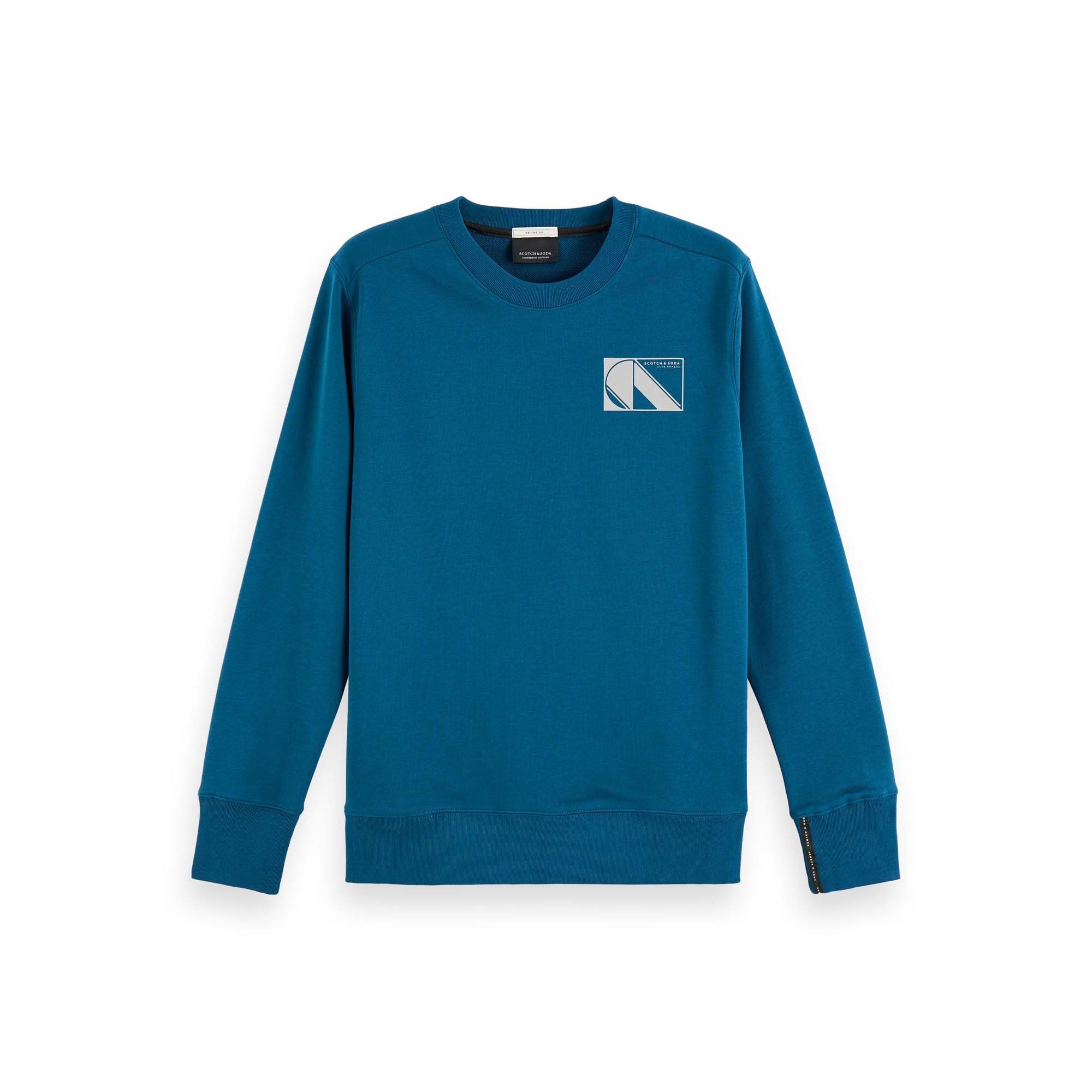 Fleecepullover Scotch & Soda Herren Sweatshirt Club Nomade 156779