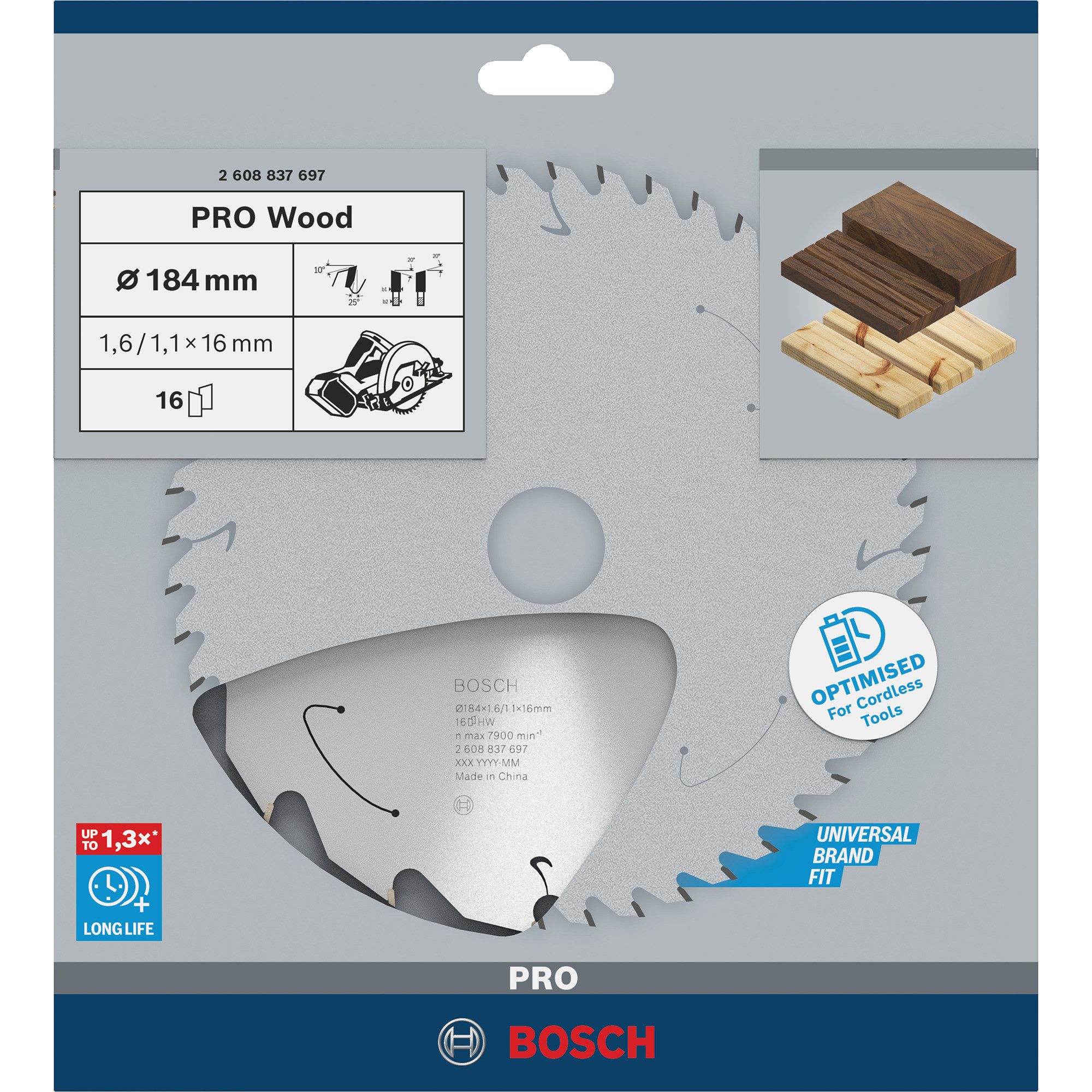 Bosch Professional Sägeblatt Bosch Professional PRO Wood cordless
